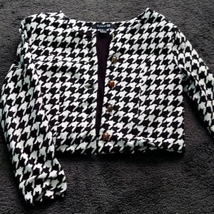 Houndstooth Blazer